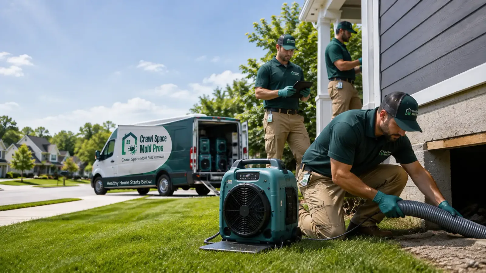 Crawl Space Mold Removal in Alden, IA